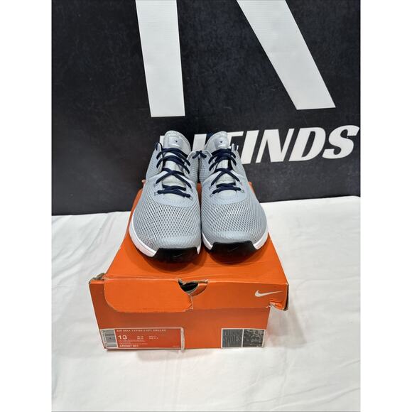 Nike Air Max Typha Gray Navy Blue NFL Dallas Cowboy Logo Running Shoe Sneaker 13 - Picture 1 of 11